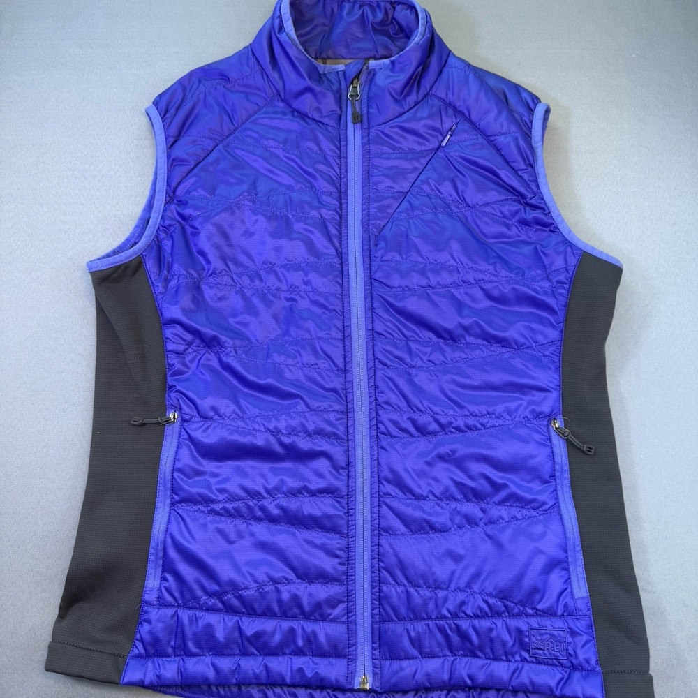 REI Vest Womens Purple PrimaLoft Packable Insulated Puffer Pertex Light Size L‎